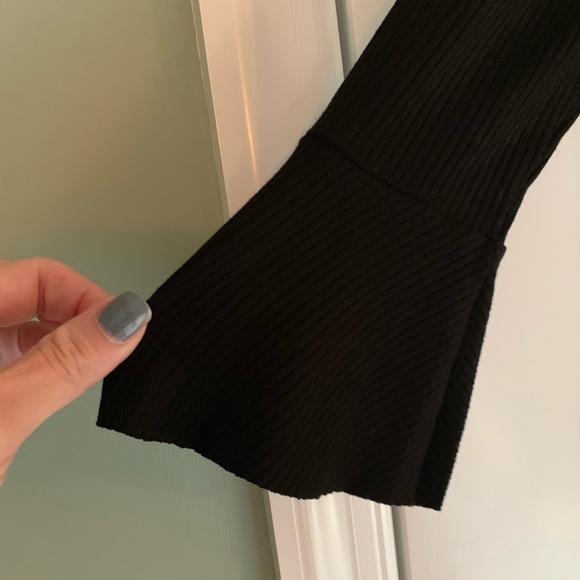 🎉HOST PICK🎉Reformation Black Ribbed Dress. - Picture 6 of 8